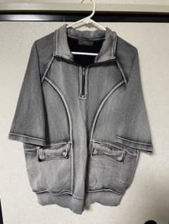 CLEL ハーフジップ プルオーバー グレー Mサイズのサムネイル