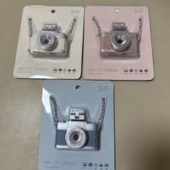 3COINS スリコ ミニトイカメラ ピンク アイボリー ブルー 3点セット あなたにおすすめの商品 ブルー アイボリー ピンク ミニトイカメラ