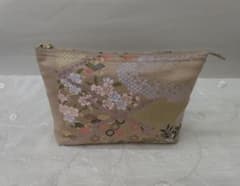 【Sale】ポーチ ハンドメイド 帯リメイク 京都西陣織 正絹袋帯地 62のサムネイル