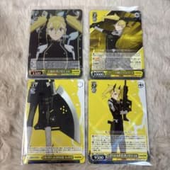 ヴァイスシュヴァルツ 四ノ宮キコル SP サイン入り　4枚セット　怪獣8号 WS 怪獣8号 新世代の逸材 四ノ宮キコル SP サイン ヴァイス 怪獣8号