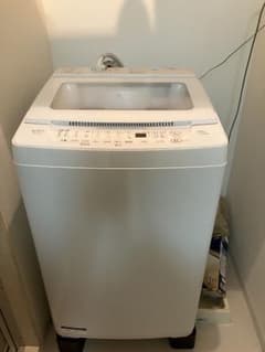 平*良様 送料込み！縦型洗濯機 本体 ホワイト 8kg YWM-TV80L | Mercari