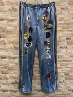 は*中様 NEEDLES×MIDNIGHT STUDIOS デニムトラック パン は*中様 NEEDLES×MIDNIGHT STUDIOS デニムトラック パン - メルカリ