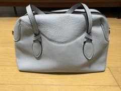 ジャンニキアリーニ safari ブルーA ハンドバッグ ショルダーバッグ 