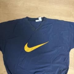 Nike ナイキ ヴィンテージ 90s 00s ナイロンジャケット L ネイビーのサムネイル