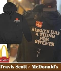 TRAVIS SCOTT Apple pie hoodie black 20FW
