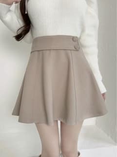 Lumignon classic mini skirt ピンクベージュ Sサイズのサムネイル