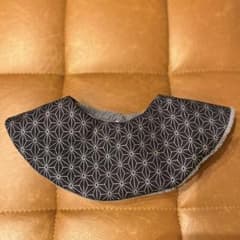 ハンドメイド　スタイ　リバーシブル　和-ASANOHA- 紺のサムネイル