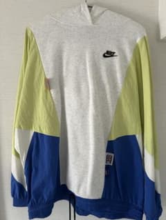 NIKE ナイロンジャケット フーディー マルチカラー