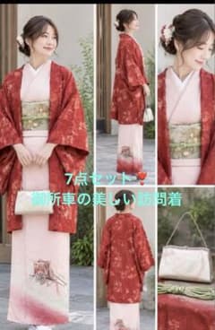 7点セット❣️華やかで素敵な訪問着セットのサムネイル