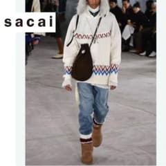 sacai フェアアイル柄 ニットパーカーのサムネイル