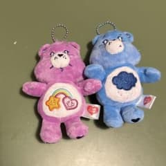 お値下げ中！☆Care Bears ぬいぐるみキーホルダー 2種セット☆のサムネイル