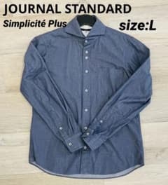 JOURNAL STANDARD メンズ 長袖シャツ デニム調 Lサイズのサムネイル
