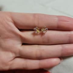 カラフルフラワーピアス