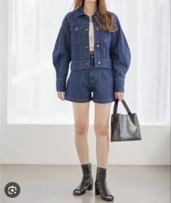 Heather デニム セットアップ ジャケット ショートパンツのサムネイル