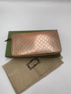 GUCCI グッチ 長財布 エナメル GG柄 P55 - メルカリ
