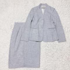 極美品✨ユナイテッドアローズ シルク混 メランジツイード セットアップ 日本製