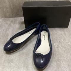 レペット⭐️バレーシューズ 紺色 24cm 38 Repetto ネイビー 雨 - メルカリ