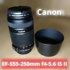 【フード付き】Canon EF-S 55-250mm F4-5.6 IS IIのサムネイル