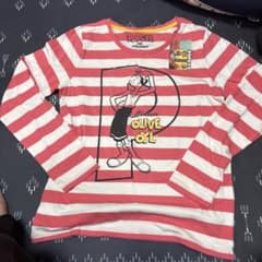 POPEYE THE SAILORMAN 長袖 Tシャツ オリーブオイルのサムネイル