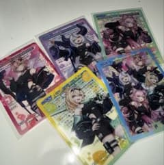 ホロライブ 『秘密結社holoX』コラボ クリアカード 全5種類 セブン限定