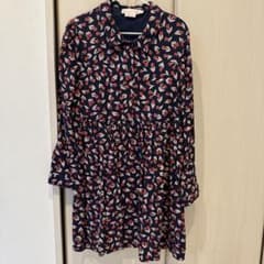 Bonpoint チェリー柄 長袖ワンピース 8A - メルカリ