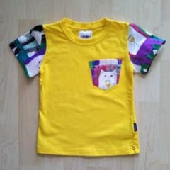 【sbc様専用！】codycoby 半袖 Tシャツ イエロー 猫 90のサムネイル