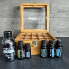 doTERRA エッセンシャルオイルセット ウッドボックス付きのサムネイル