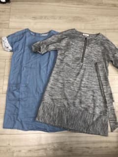 ミルクティー   授乳服   2枚セット   授乳口付きのサムネイル