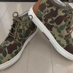 ubiq fatima ユービック スニーカー ハイカット 迷彩 茶のサムネイル