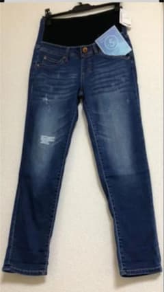 新品　-5℃接触冷感マタニティーデニム  Sのサムネイル