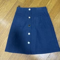 OLIVE des OLIVE ネイビー ひざ丈スカートのサムネイル