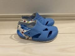 Jordan ベビーサンダル ブルー 23