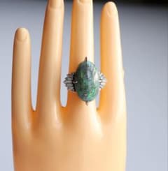 Pt900 天然オパール ダイヤモンド1.07ct リング 指輪 11号【K82 - メルカリ