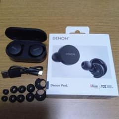 Denon PerL ワイヤレスイヤホン AH-C10PL BLACK - メルカリ