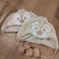 チップとデール　ファンキャップ　ふわふわキャップ 新品 チップ チップとデール ファンキャップ ディズニーリゾート