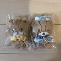 新品⭐︎タイニーチャム ふわふわパジャマ マスコット ぬいぐるみ イエロー　水色