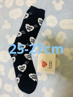 HUMAN MADE ソックス 1足ブラック ハートロゴ 新品のサムネイル