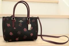 美品】COACH ショルダーバッグ 2way 花柄 f46282 - メルカリ