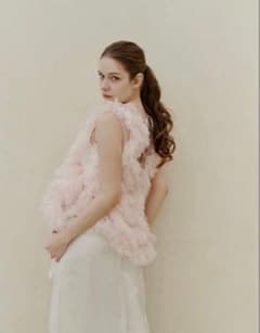 新品タグ付き】NOTRE émor asymmetry tulle tops - メルカリ