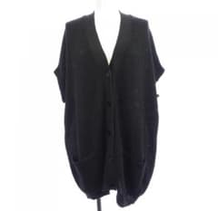 Drawer ドゥロワー ブラック ニットベスト - メルカリ