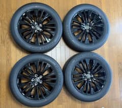 80ハリアー　ナイトシェード純正ホイールタイヤセット新車外し225/55R19 80ハリアー ナイトシェード純正ホイールタイヤセット新車外し225/55R19