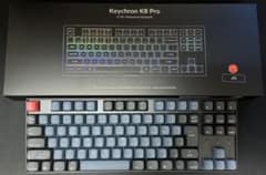 最新アプデ済み Keychron K8 Pro JIS 赤軸 WHITE LEDのサムネイル