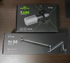 FIFINE K688マイク＋BM88アームセット USB/XLR対応 - メルカリ