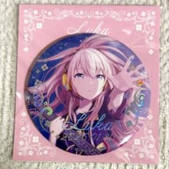 プロセカ プロジェクトセカイ はぴこれ 巡音ルカ 箔押し缶バッジ C