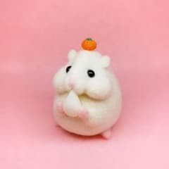 羊毛フェルト♡ハムスター♡鏡餅のサムネイル