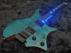 ◇大感謝祭!! NK Guiars Blue 6弦 光るネック G1G22738 - メルカリ