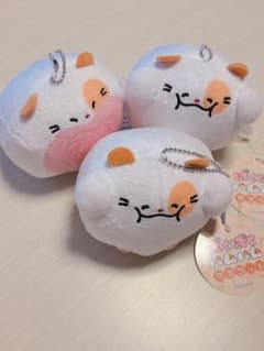 ぱくぱくハムハムマスコットぬいぐるみ　3個セット