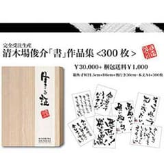 ［清木場俊介］新品・未開封  生きる証「書」作品集のサムネイル