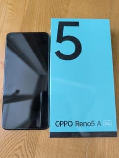即日発送　美品　OPPO Reno5 A　SIMフリー　オッポのサムネイル