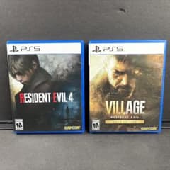 中古 海外版 バイオハザード 4 ＆ バイオハザードVIII ヴィレッジ PS5